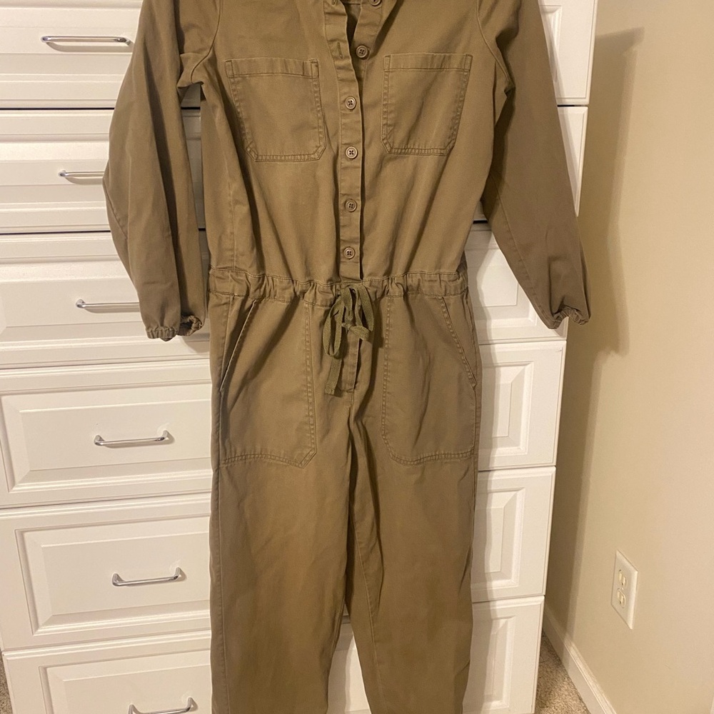 Aerie Olive Jumpsuit
